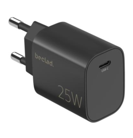 25W Type C Travel Adapter with 1.2m cable